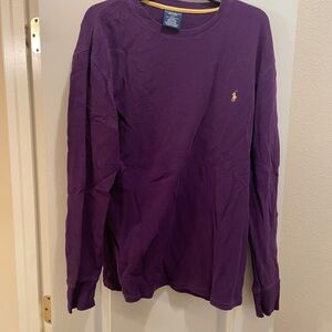 Ralph Lauren Purple Crewneck Shirt